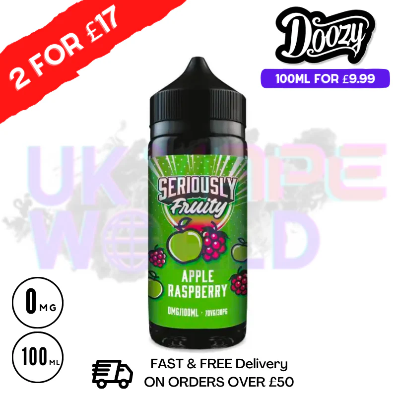 Apple Raspberry Doozy eJuice Shortfill 100ML Eliquid