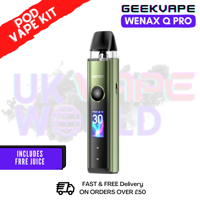 Aurora Green GeekVape Wenax Q Pro Pod Vape Kit