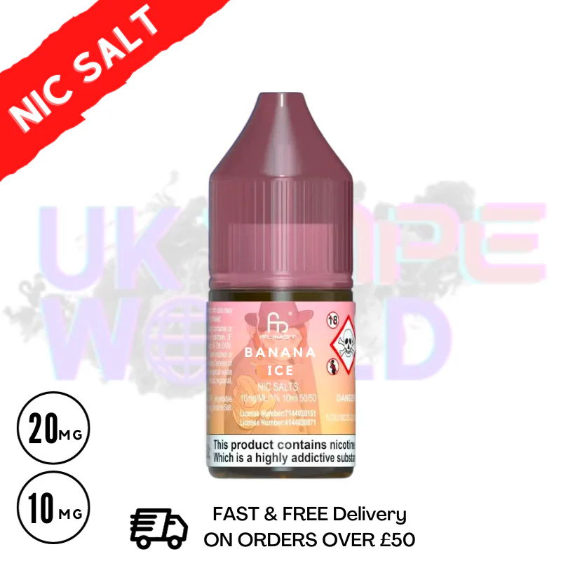 Banana ICE - RandM Tornado 7000 Nic Salt 10ML eLiquid