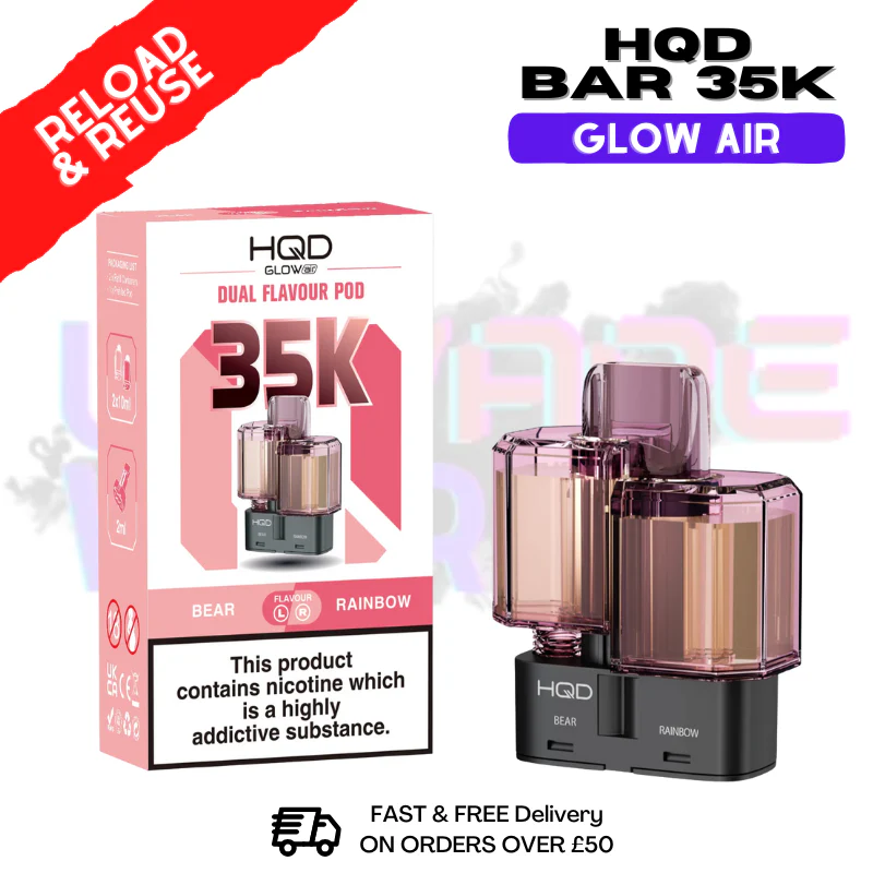 Bear HQD 35K Glow Air Replacement Pods