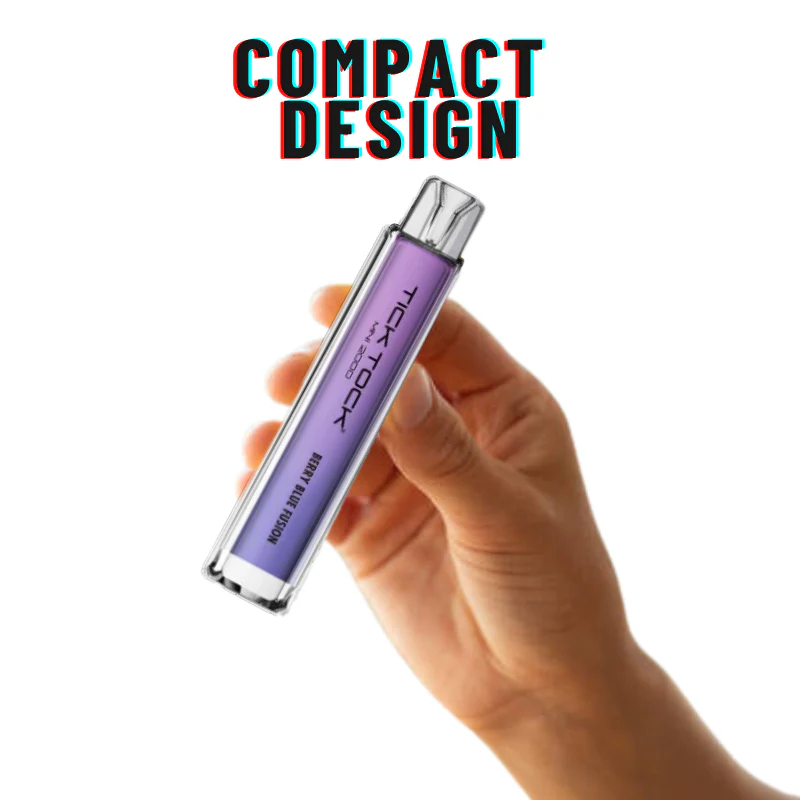 Berry Blue Fusion Tick Tock Mini 2000 Puff Kit - Image 3