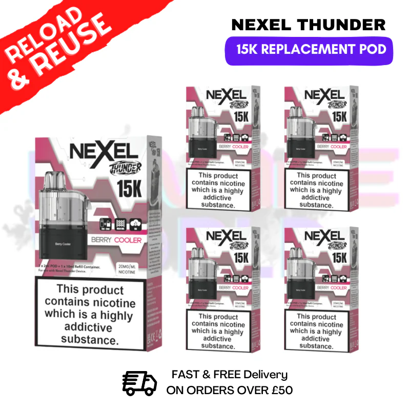 Berry Cooler Nexel 15K REPLACEMENT PODS BOX OF 5