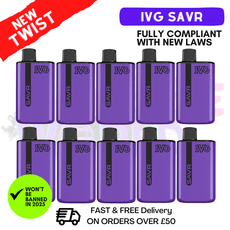 Berry ICE IVG Savr 3K Puff Box Of 10