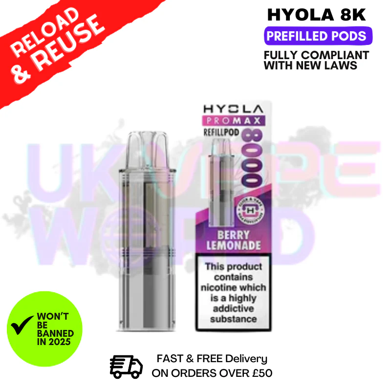 Berry Lemonade Hyola Pro Max 8000 Replacement Pod