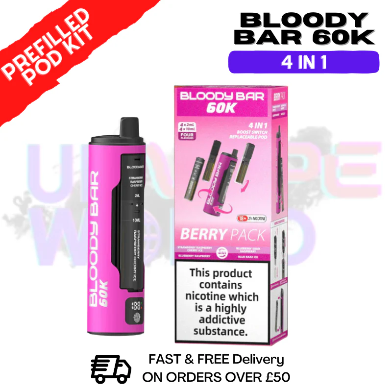 Bloody Bar 60K 4 In 1 Twist Prefilled Pod Kit - Image 3