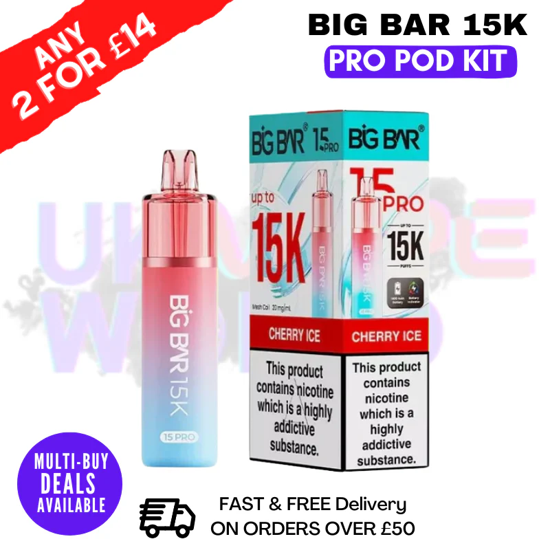 Big Bar 15K Pro 15000 Puff Pod Kit - Any 2 For £14 - Image 7