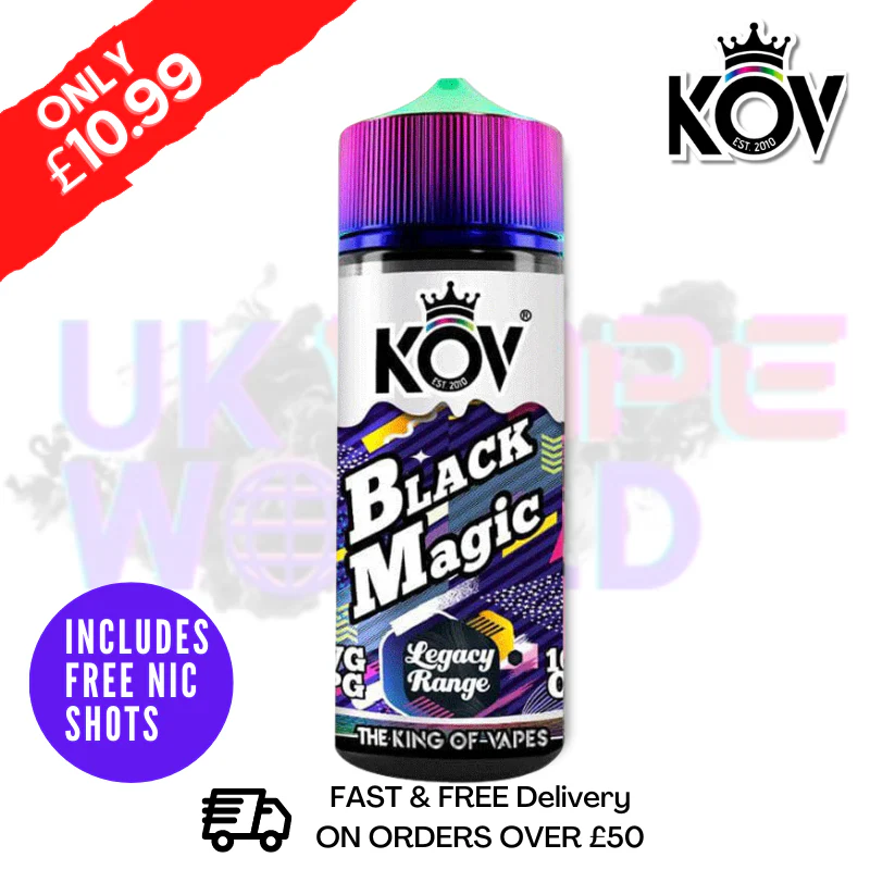 Black Magic Range KOV 100ML Eliquid Shortfill E Juice