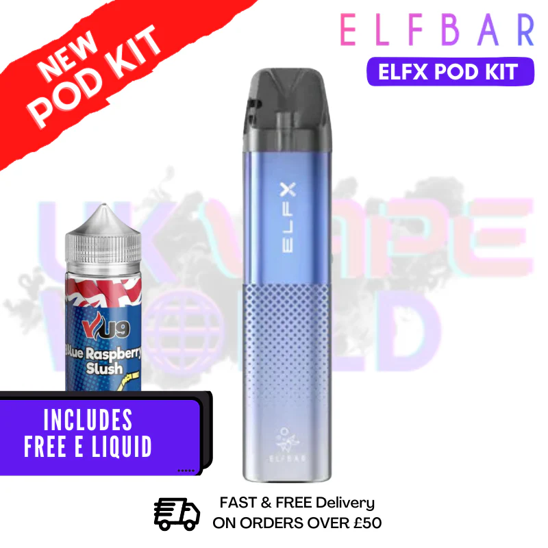 Blue Elf Bar ELFX Refillable Pod Vape Kit
