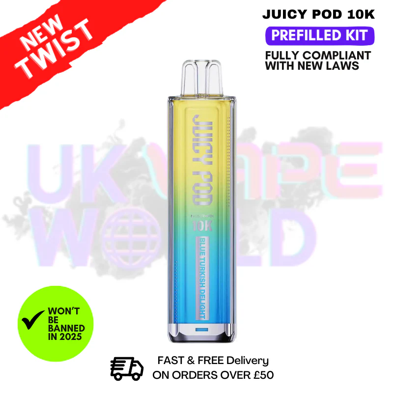 Blue Razz Lemonade Juicy Pod 10K NovaMax Vape Kit