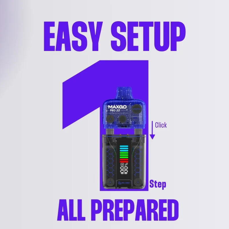 Blue Sour Raspberry Relx MaxGo Replacement Pod - Image 2