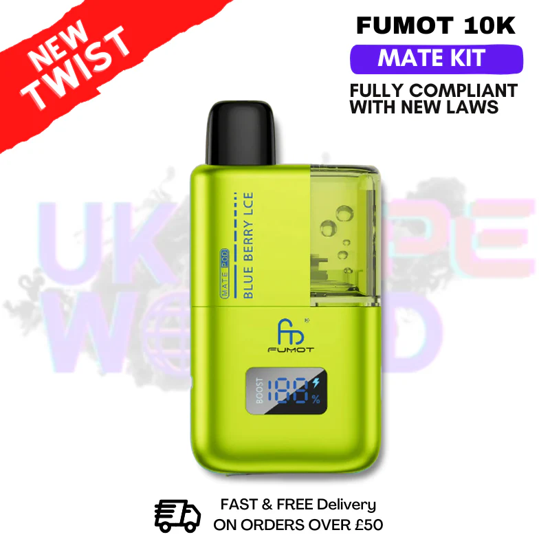 Blueberry Ice Fumot Mate 10K Puff Prefilled Pod Kit