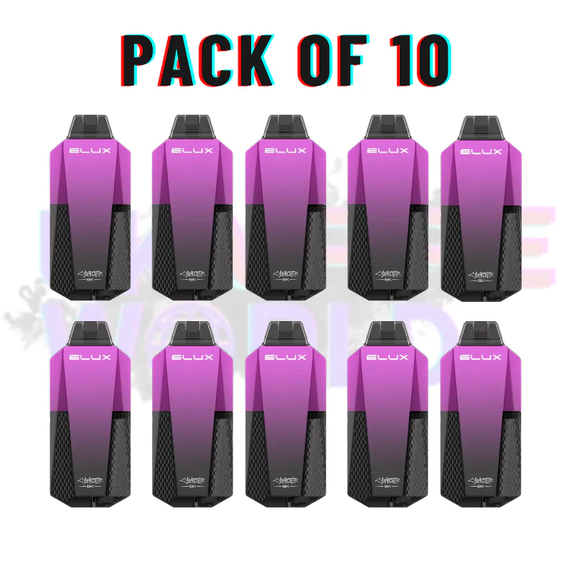 Blueberry Raspberry Elux CyberOver 6000 Puff 6K Pod Vape Kit - Image 4