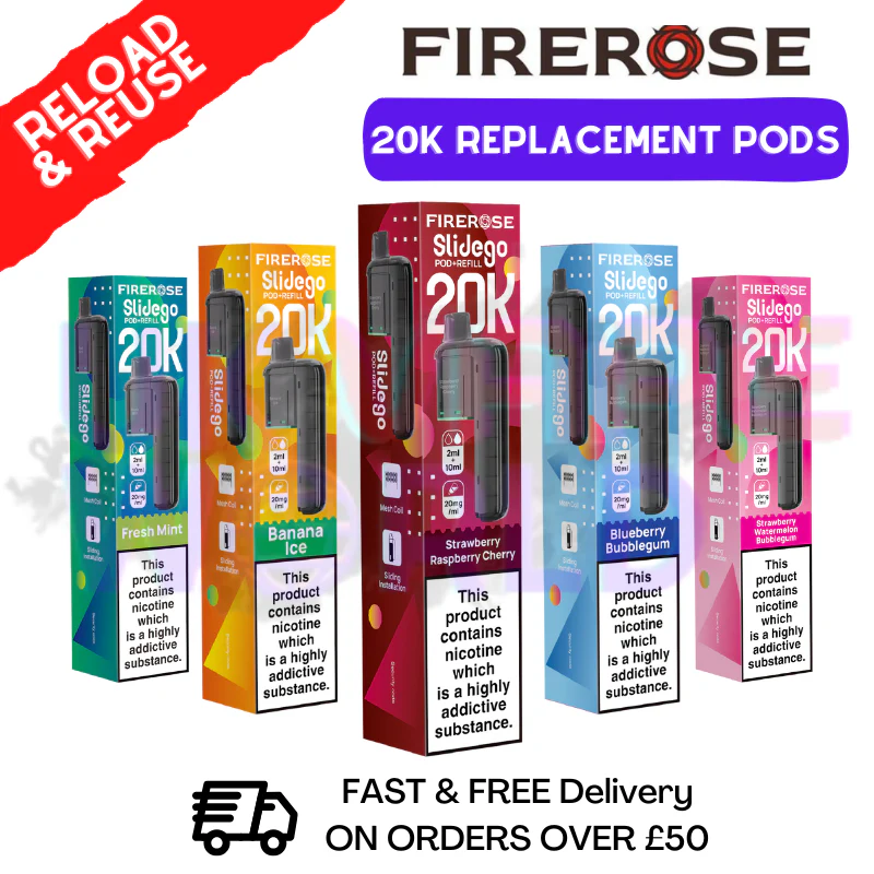 Firerose SlideGo 20K Replacement Pods