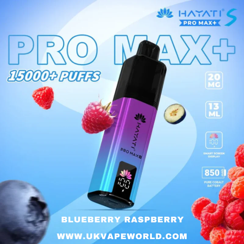 Blueberry Raspberry Hayati Pro Max S Plus 15K Puff Ultra Kit