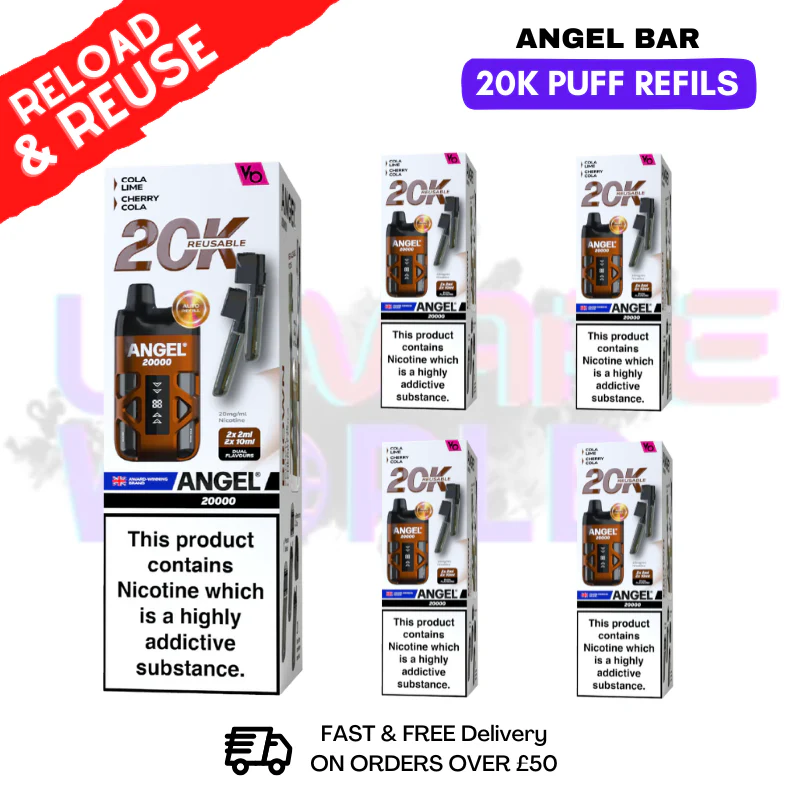Brown edition Angel Bar 20K REPLACEMENT PODS Box Of 5