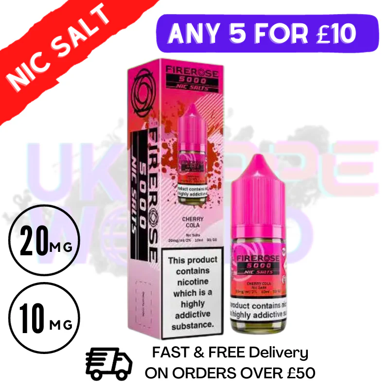 Cherry Cola - Firerose 10ML Nic Salt