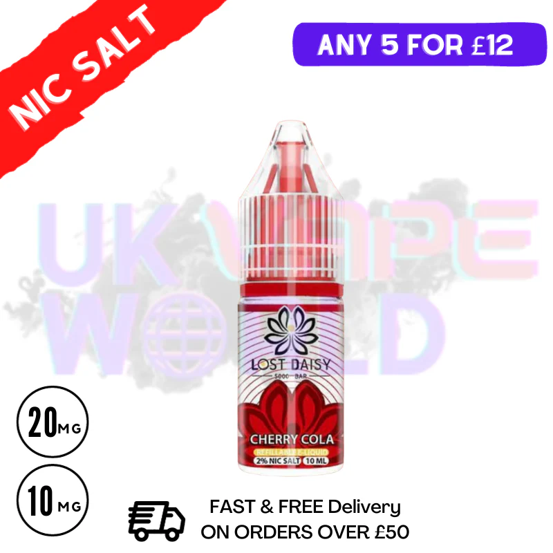 Cherry Cola LOST Daisy Nic Salt 10ML eLiquid