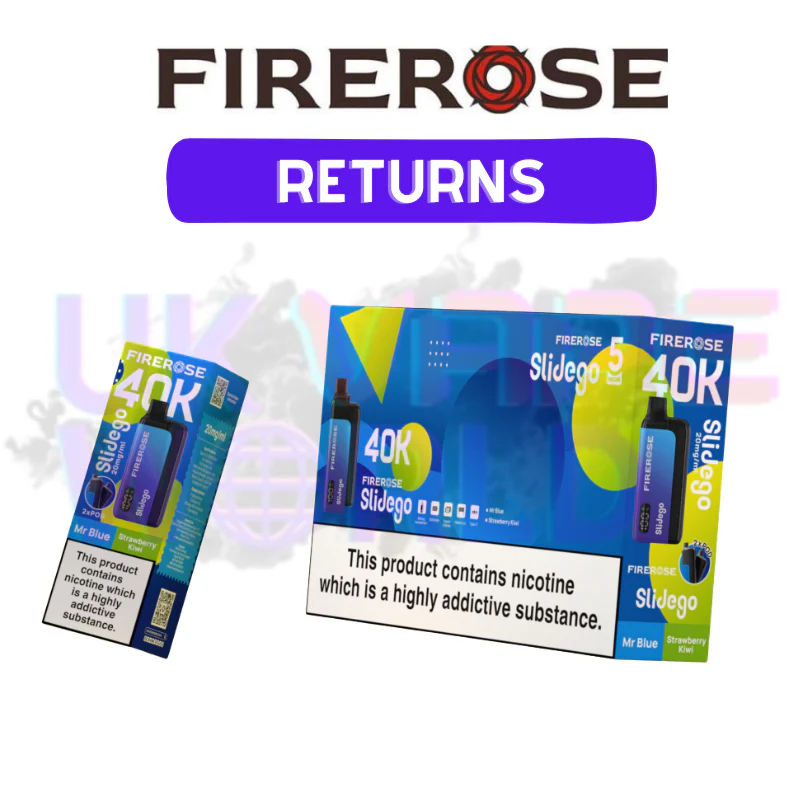 Blue Raspberry Firerose SlideGo 40K Prefilled Pod Kit - Image 3
