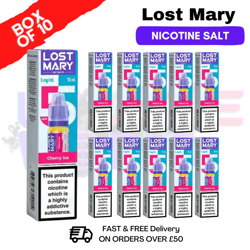 Cherry Ice Lost Mary Nic Salt BOX OF 10