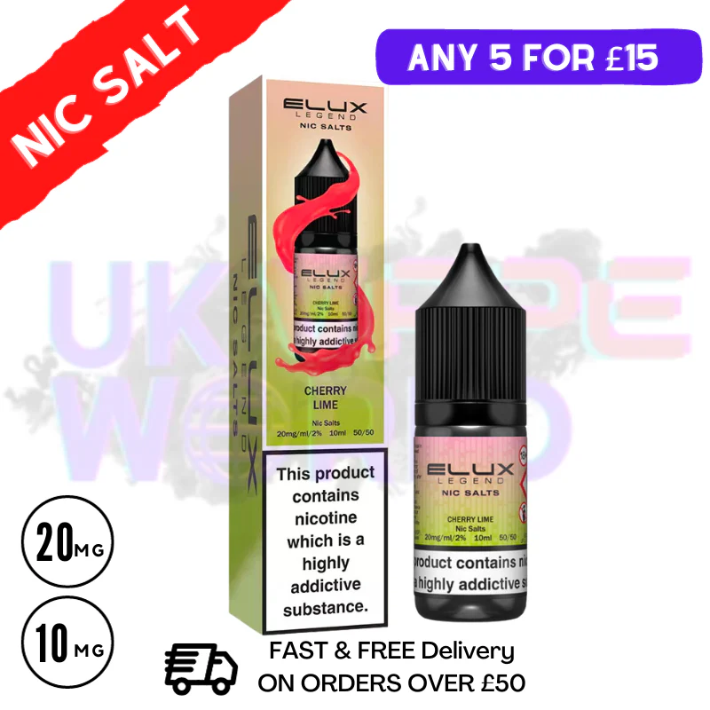 CHERRY LIME Elux Legend Nic Salt 10ML eLiquid