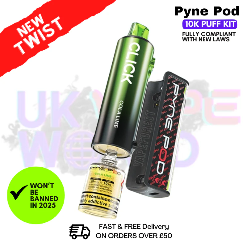Cola Lime Pyne Pod 10K Puff Vape Kit