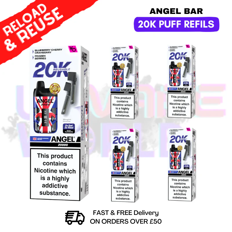 crown edition Angel Bar 20K REPLACEMENT PODS Box Of 5