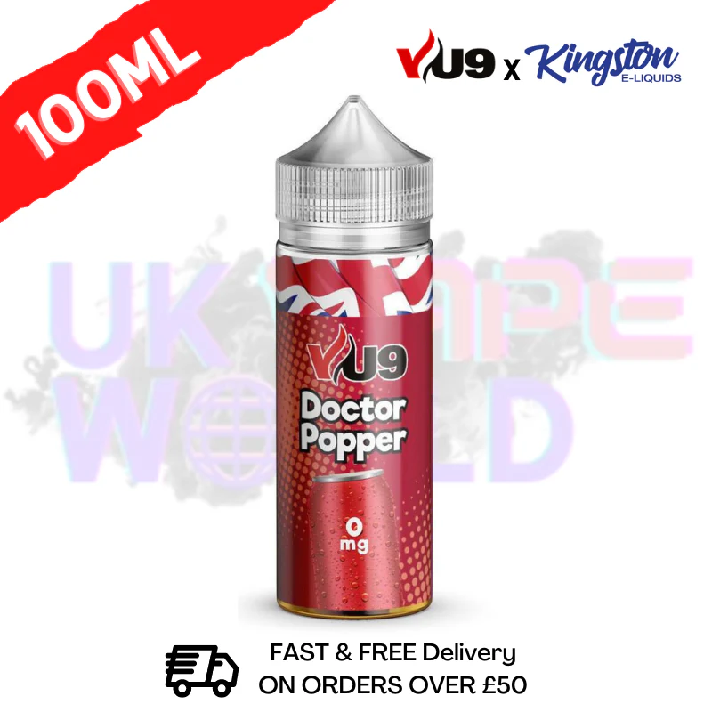 Doctor Popper Shortfill Juice 100ML Eliquid - VU9 x Kingston