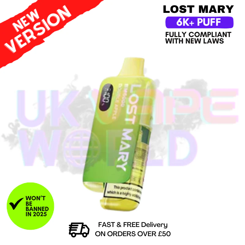 Double Apple Lost Mary 6K Puff Pod Kit - Only £8.99