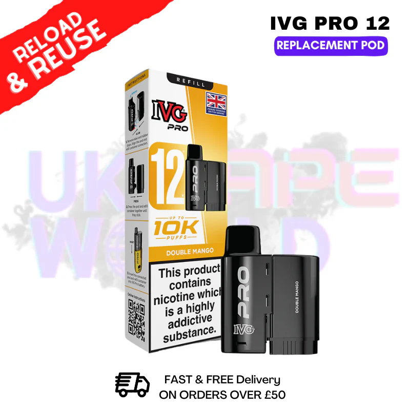 Double Mango IVG Pro 12 REFIL Pod Pack