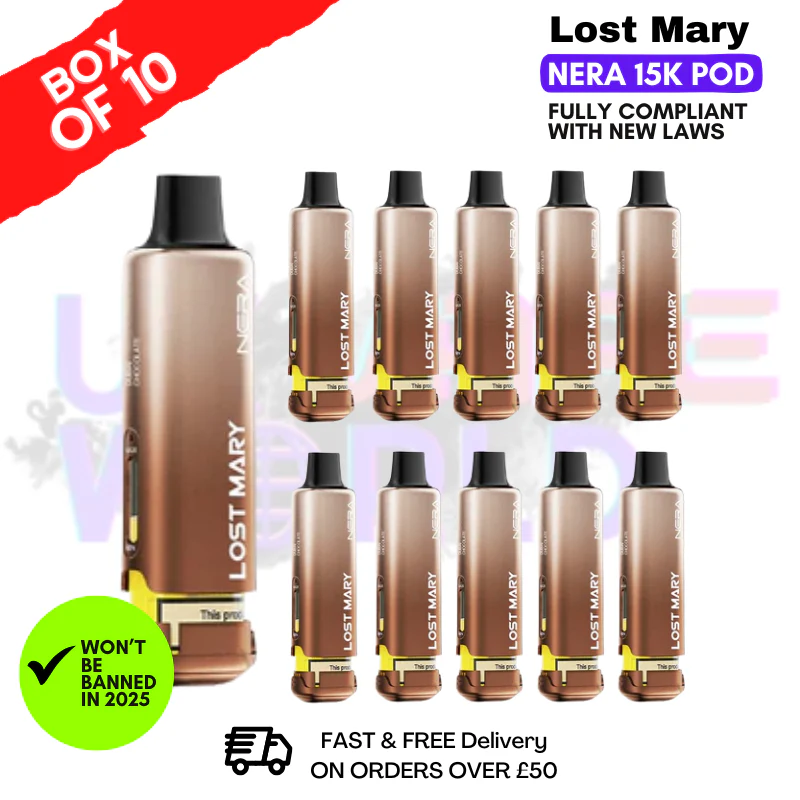 Dubai Chocolate Lost Mary Nera15K REFIL Box OF 10