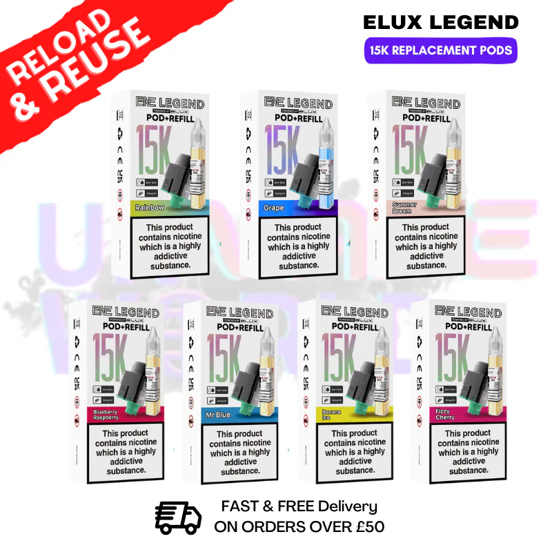 Ene 15K Replacement Pods Elux Legend - £5.89