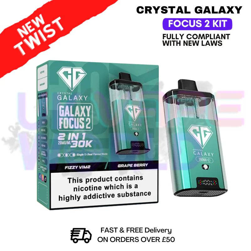 Fizzy Vim2 Crystal Galaxy 30K Focus 2 Puff Kit