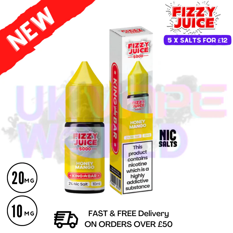 Fizzy Juice 5000 Nic Salt Mango Guava 10ML E-liquid