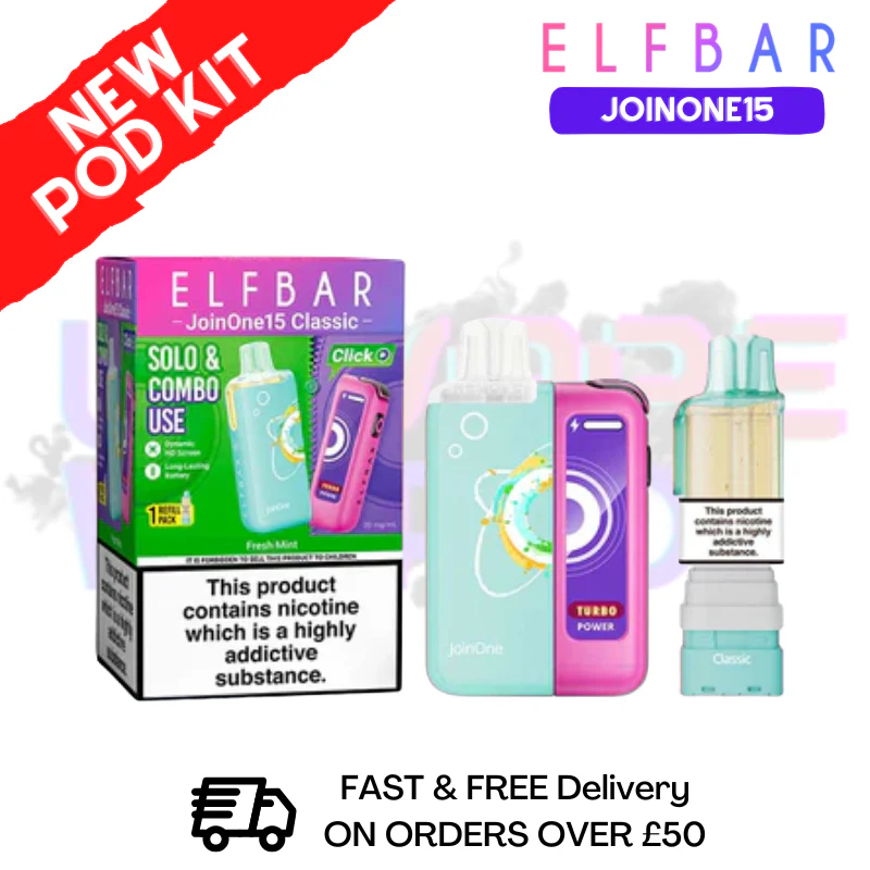 Fresh Mint ELFBAR 15K JoinOne15 Pod Kit