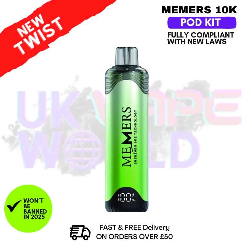 Fresh Mint Memers 10K Puff Pod Kit