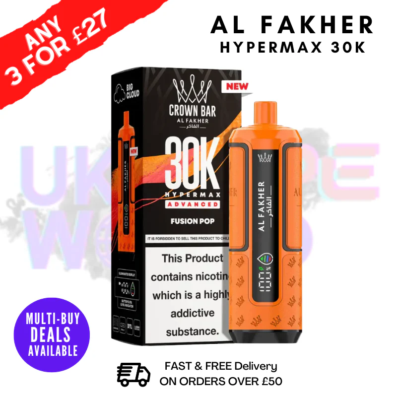 Fusion Pop Al Fakher 30K HyperMax Pod Kit