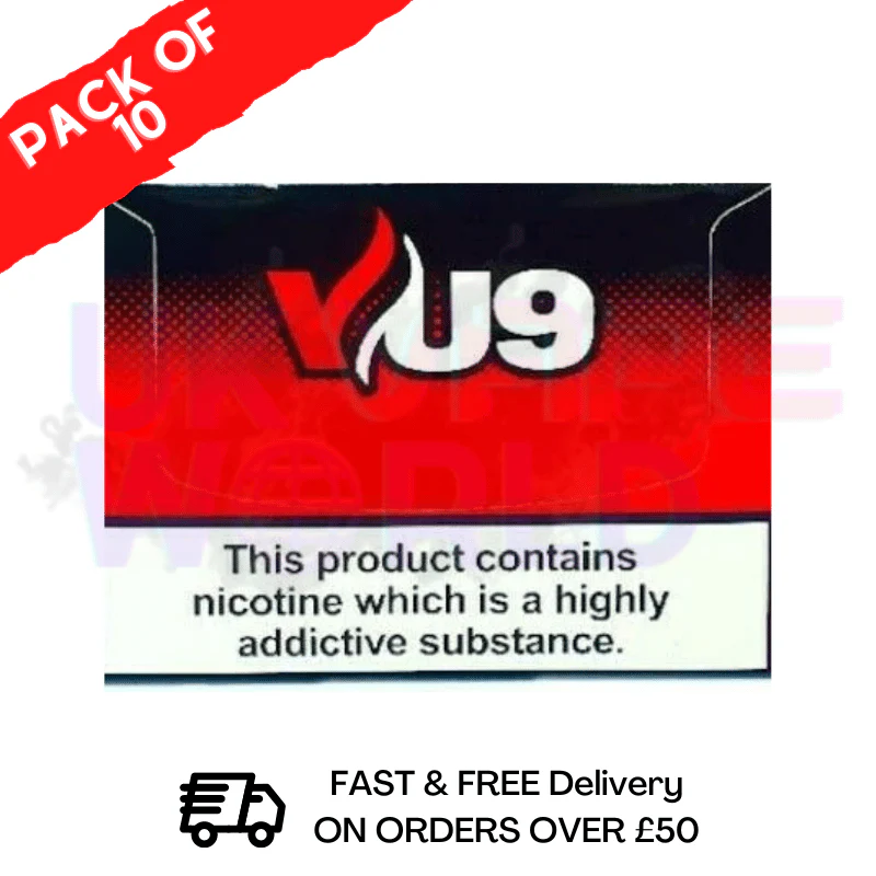 GnS VU9 E-Liquid Juice 10ml Nic Eliquid - 10 x 10ML - Image 2