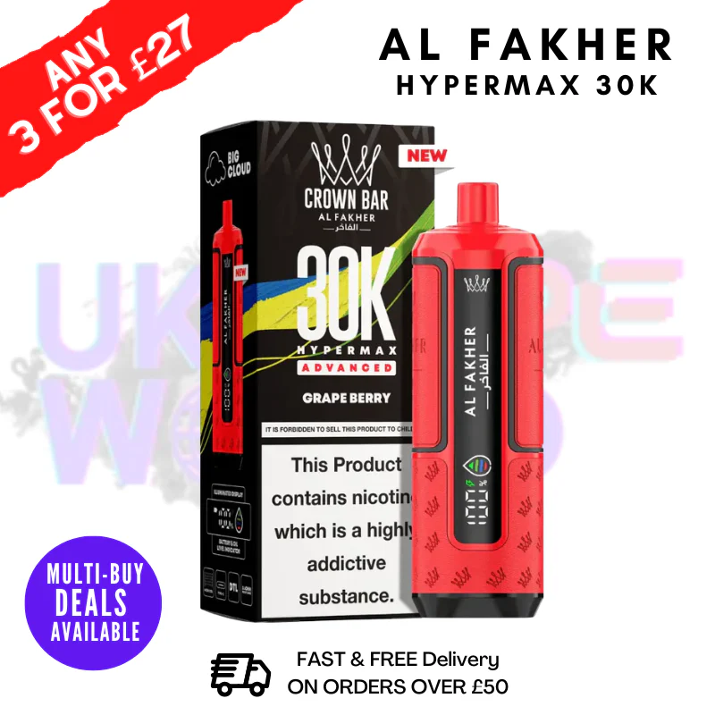 Grape Berry Al Fakher 30K HyperMax Pod Kit