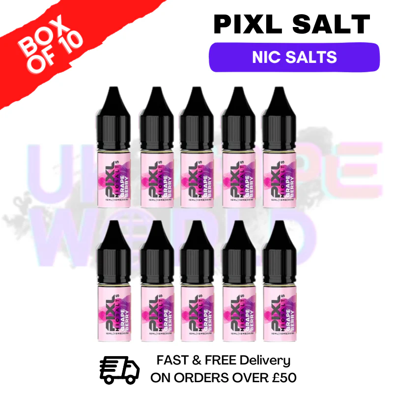 Grape Berry Pixl Nic Salt Box Of 10