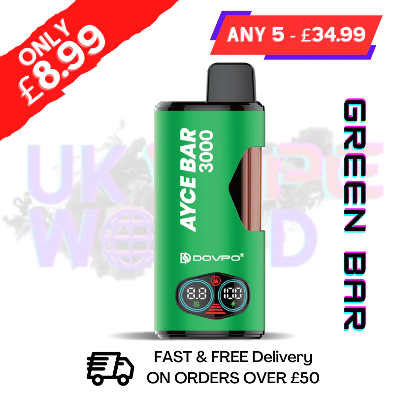 Green Bar DOVPO ACE Bar 3000 4 in 1 Disposable Kit