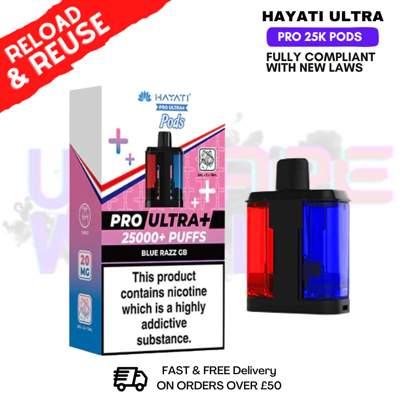 Hayati 25K Replacement Pods Pro Ultra Plus - £6.99 - Image 10