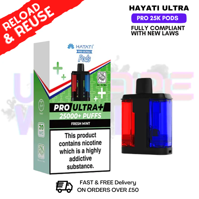 Hayati 25K Replacement Pods Pro Ultra Plus - £6.99 - Image 4