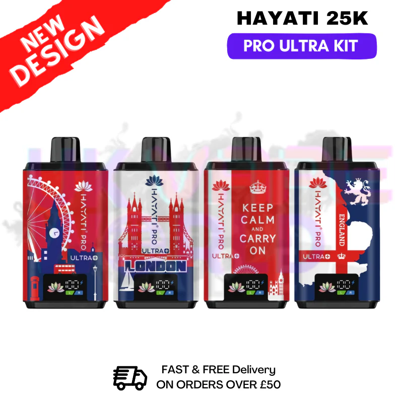 Hayati 25K Souvenir London Edition Pod Kit - ANY 2 FOR £20