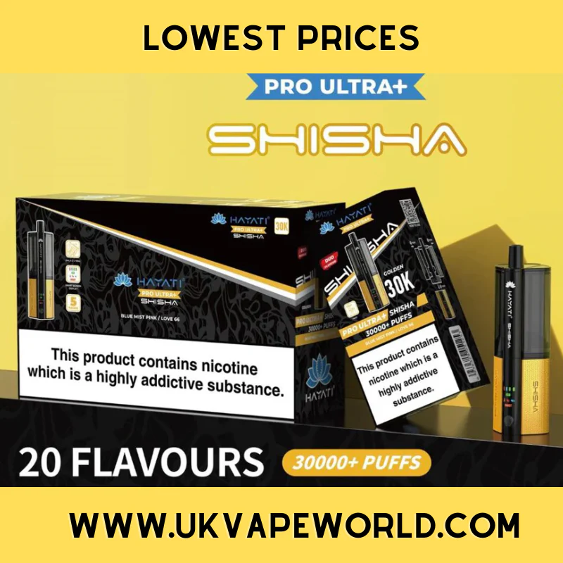 Hayati 30K Shisha Pro Ultra Plus 30000 Puff Pod Kit - Image 2