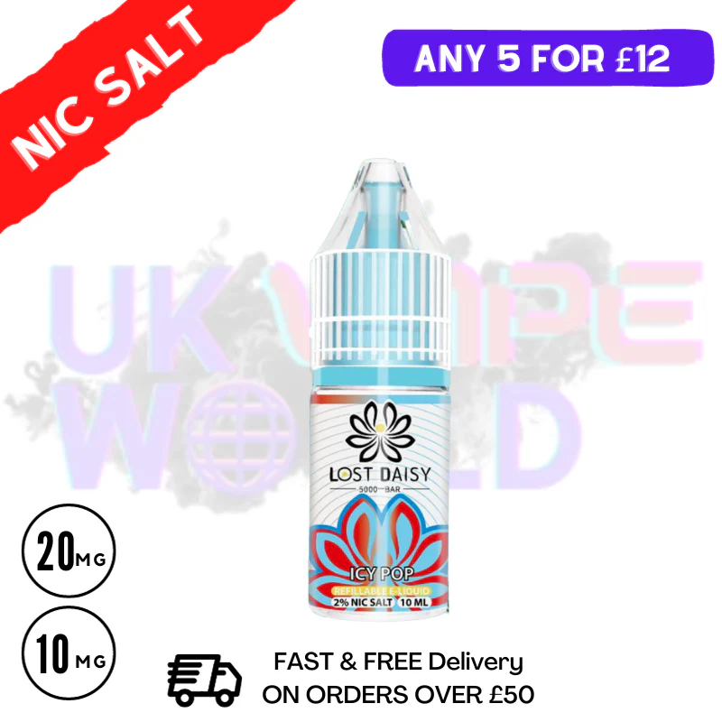 Ice Pop LOST Daisy Nic Salt 10ML eLiquid