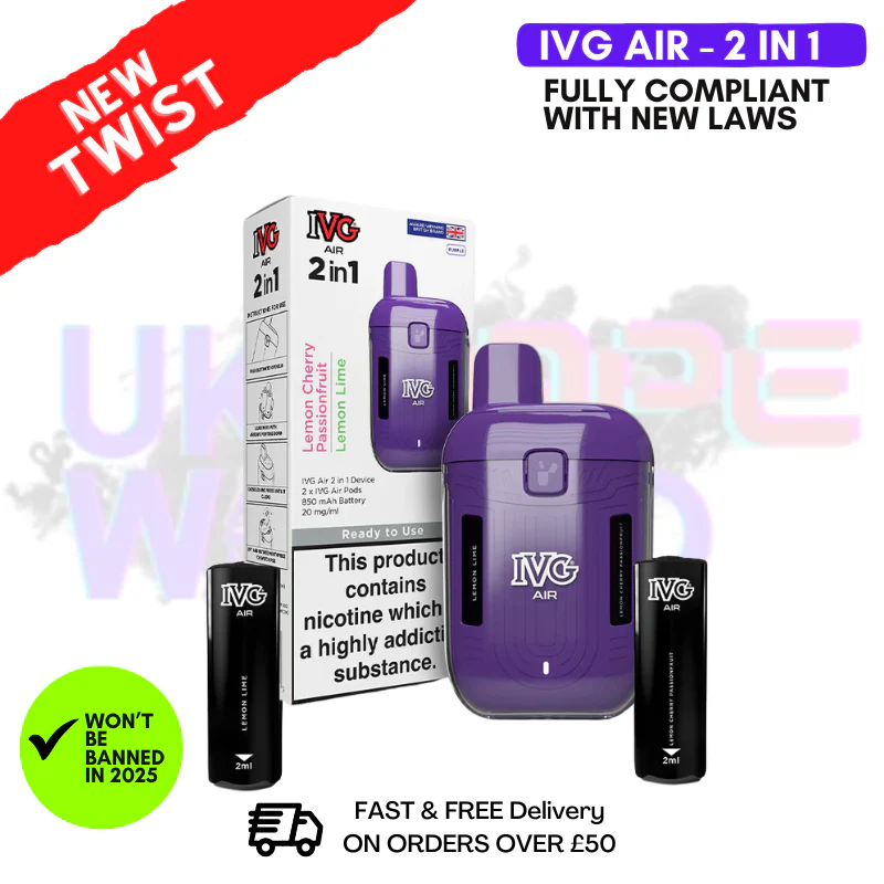 IVG Air 2 in 1 Purple Edition Prefilled Pod Kit