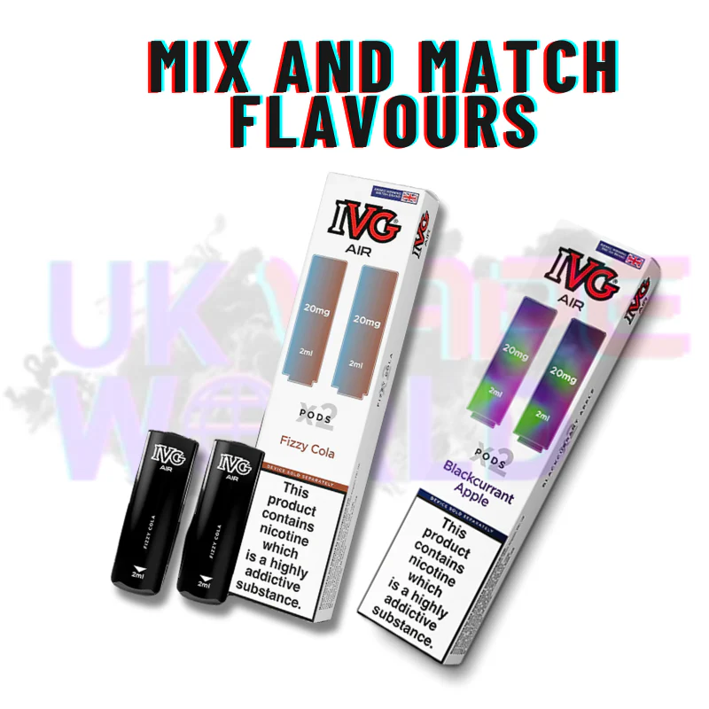 IVG Air 4 in 1 Green Edition Prefilled Pod Kit - Image 3