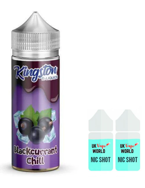 Kingston Blackcurrant Chill 100ml Shortfill + 2 FREE Nic Shots - Image 2