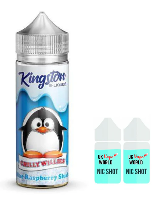 Kingston Chilly Willies Blue Raspberry Slush 100ml Shortfill - Image 2