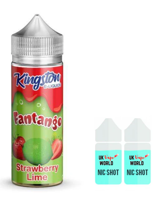 Kingston Fantango Strawberry Lime 100ml Shortfill - Image 2